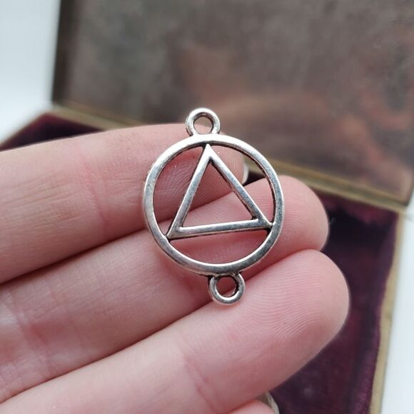 AA recovery charm necklace pendant - Picture 1 of 1
